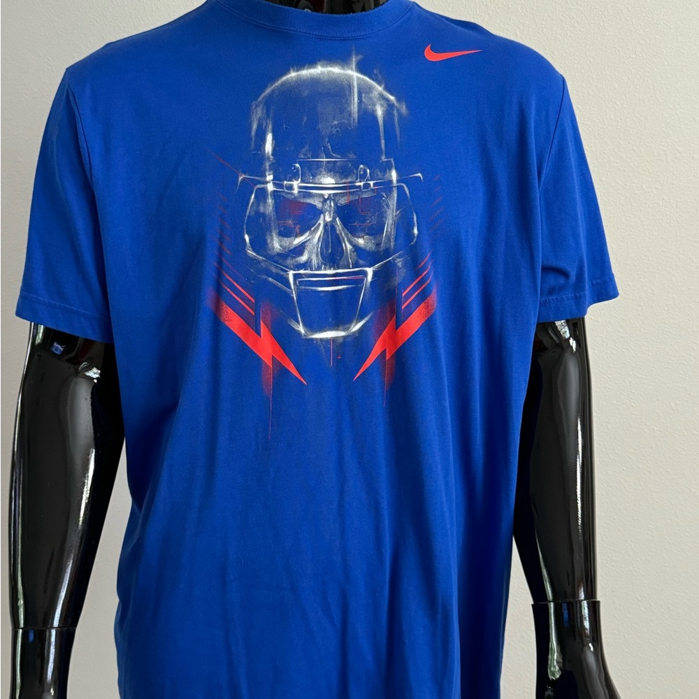 Blue Nike Skeleton Dri Fit t-shirt